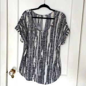 Grey And White Top from Targets Brand
